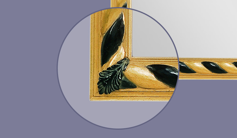 Spiegel mit Barockrahmen